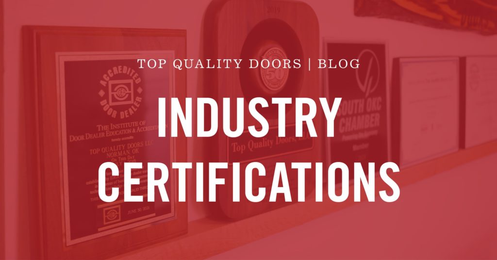 Top Quality Industry Certifications