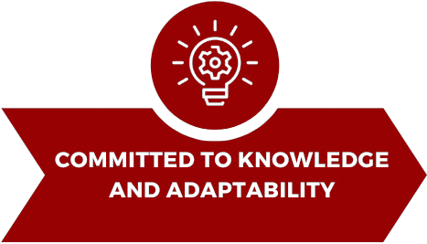 Committed to knowledge and adaptability core value