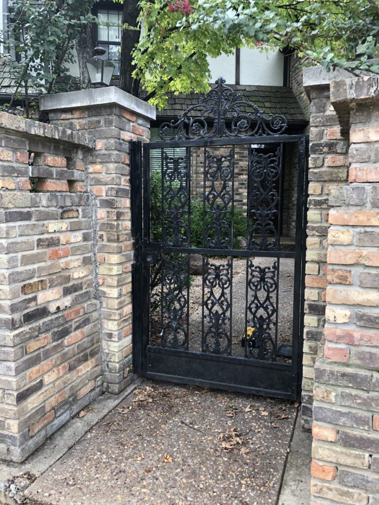 Custom gate installed by Top Quality Doors